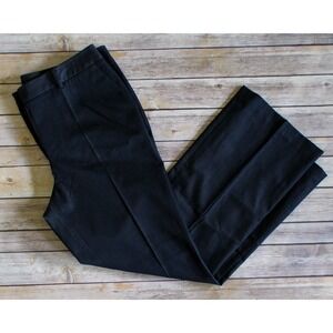 Talbots Dress Pants Size 14P Petite Raleigh Ankle Trousers Navy Blue Flat Front